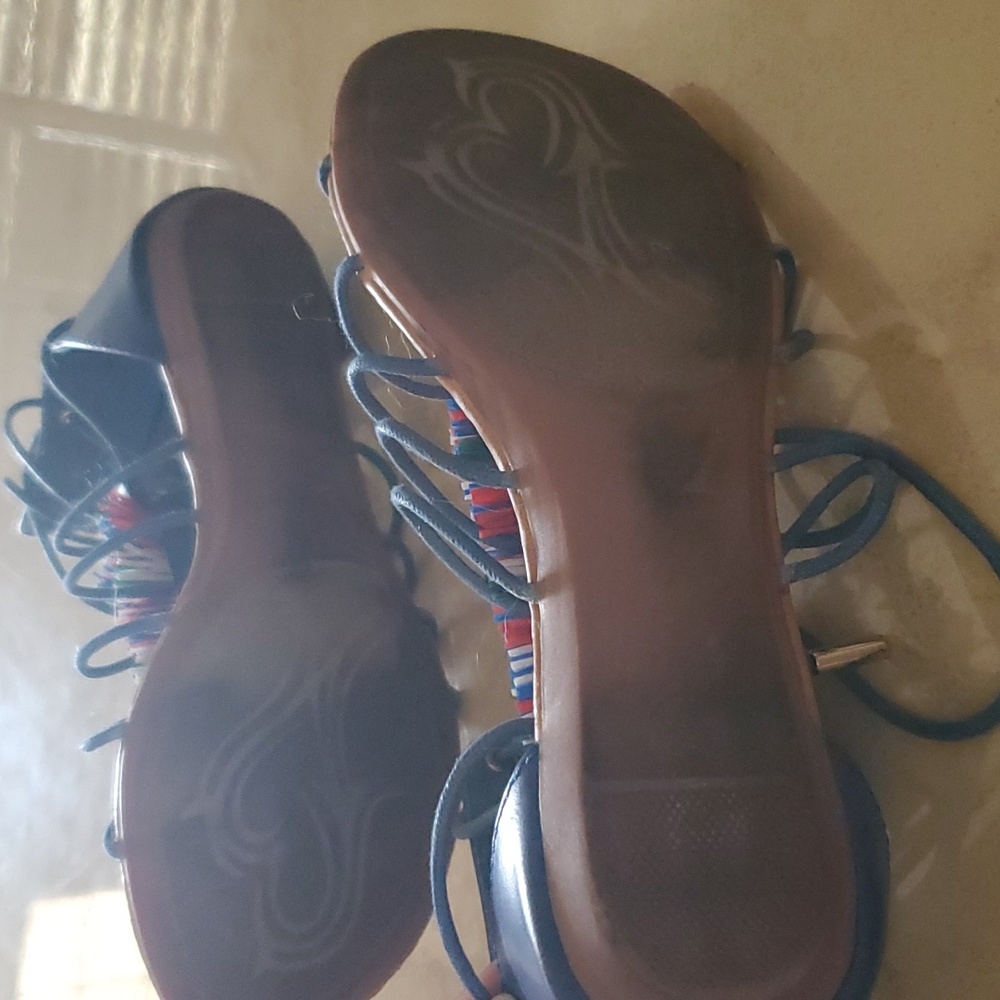 Native Inspired Gladiator Sandals - image 5